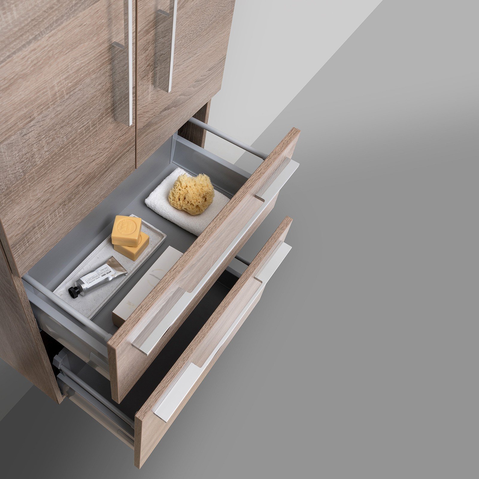 Bad Hochschrank Seitenschrank Maße: H/B/T 151,6/60/32,5cm komplett vormontiert