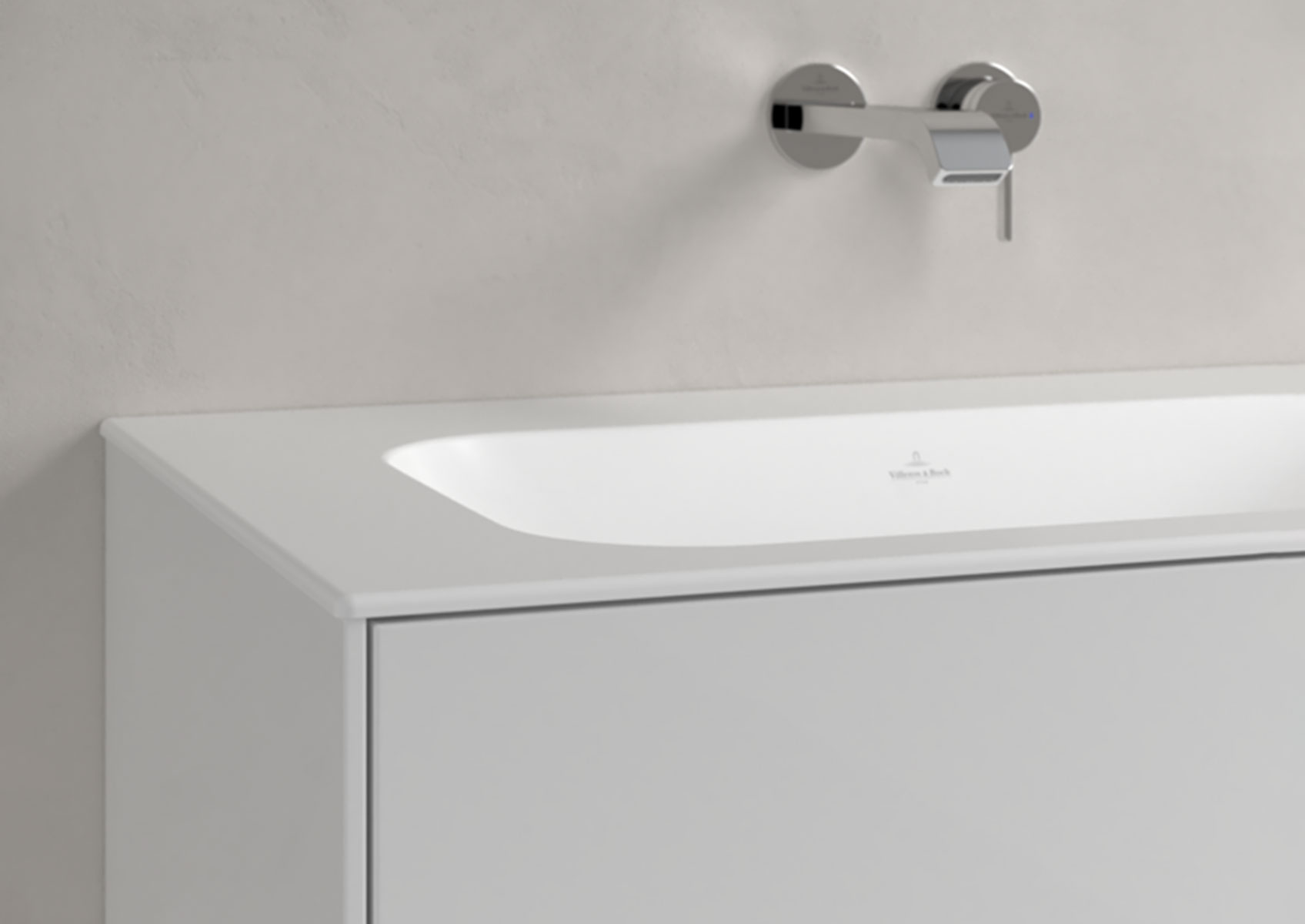 Lavabo Finion de Villeroy & Boch, 80 cm