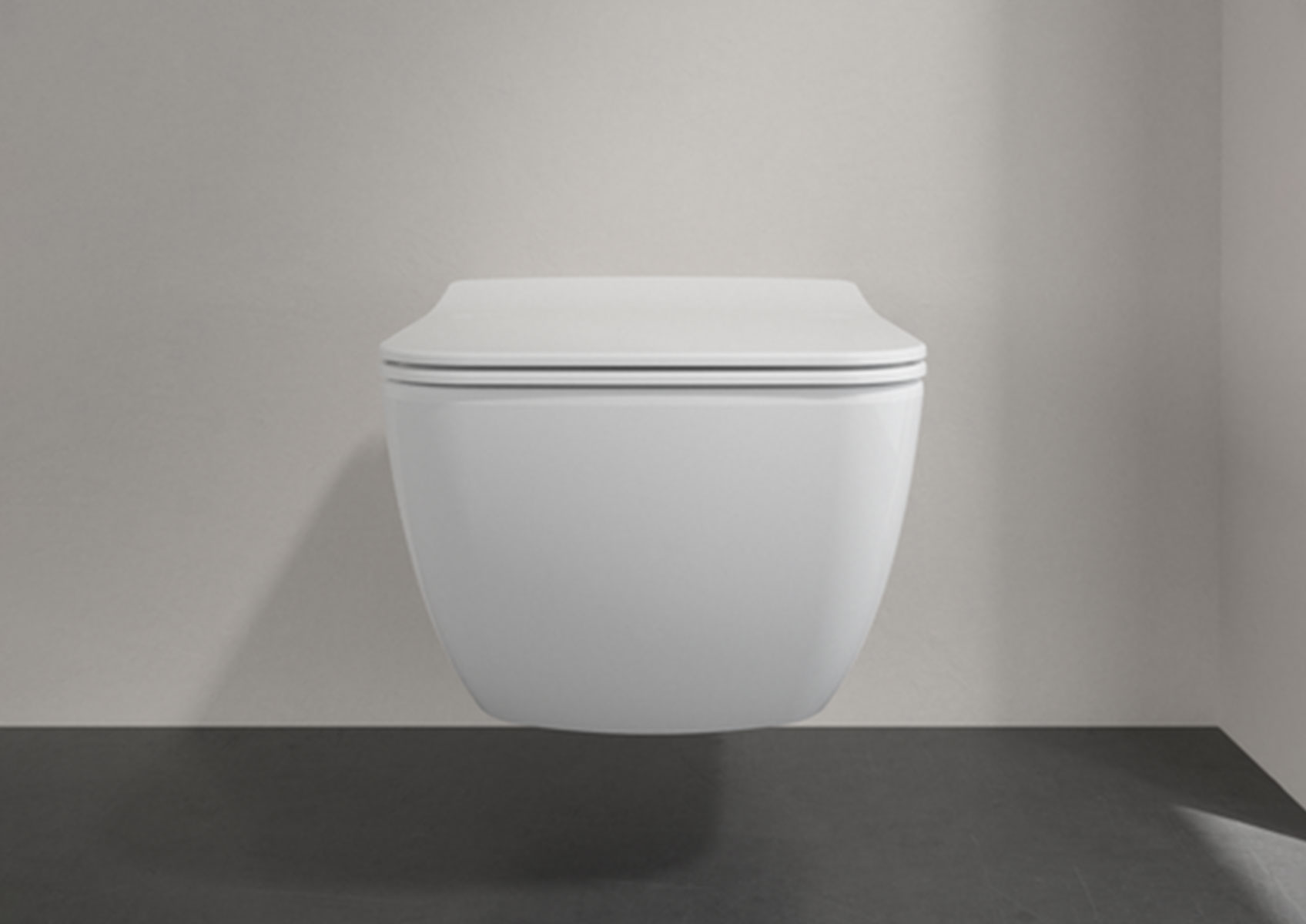 Villeroy & Boch Venticello Combi-Pack wall-mounted deep-bowl sink, 37.5 cm