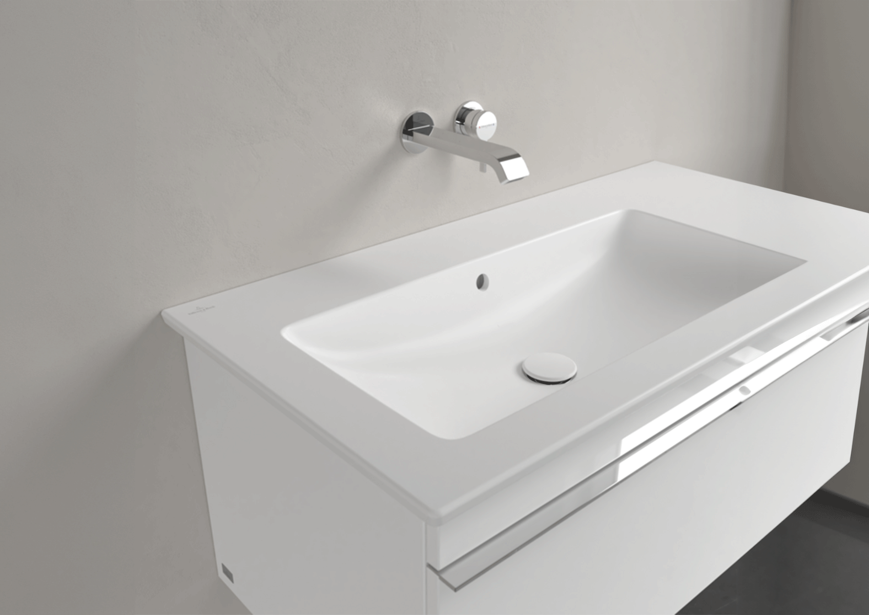 Lavabo Venticello de Villeroy & Boch, 100 cm
