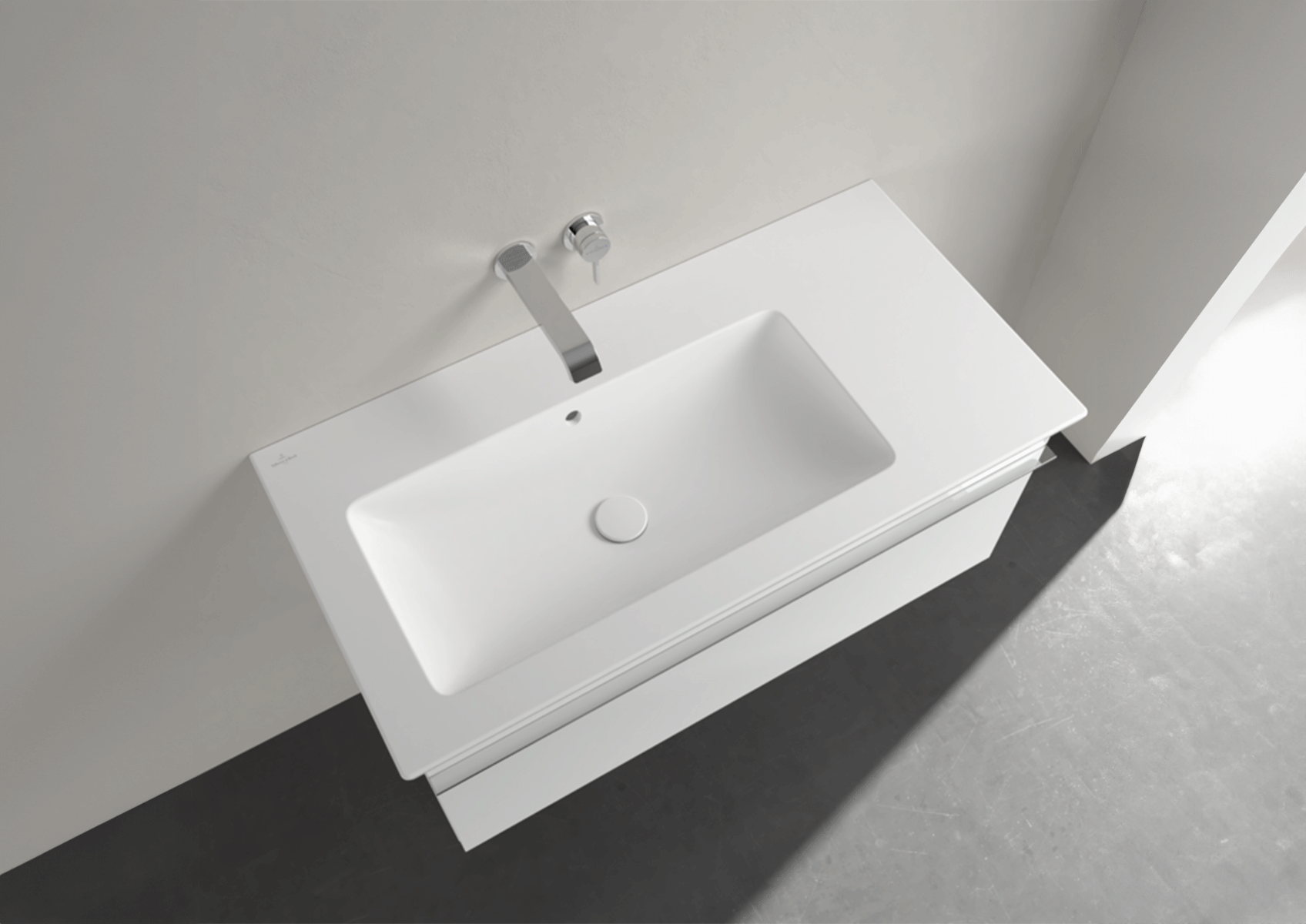 Lavabo Venticello de Villeroy & Boch, 100 cm