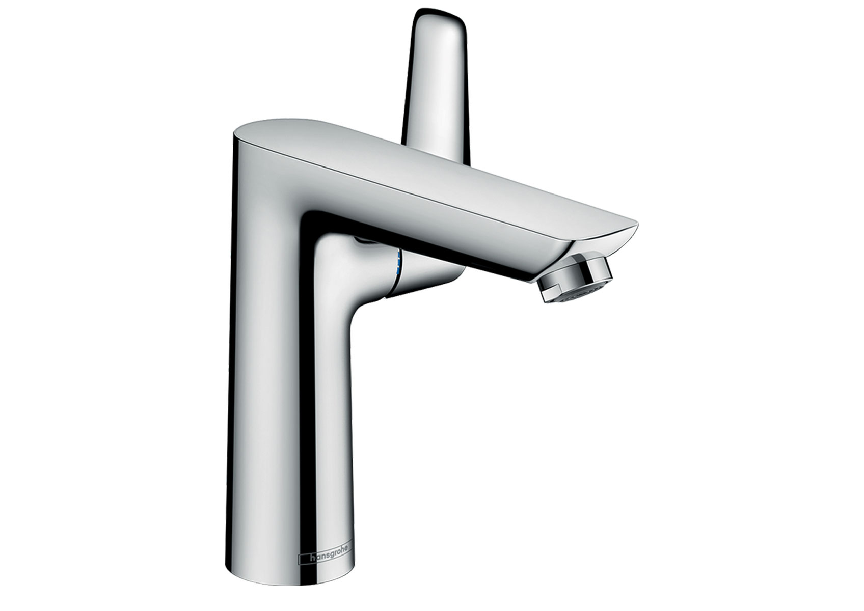 Miscelatore monocomando per lavabo hansgrohe Talis E 150 con gruppo di scarico a tirante, cromato