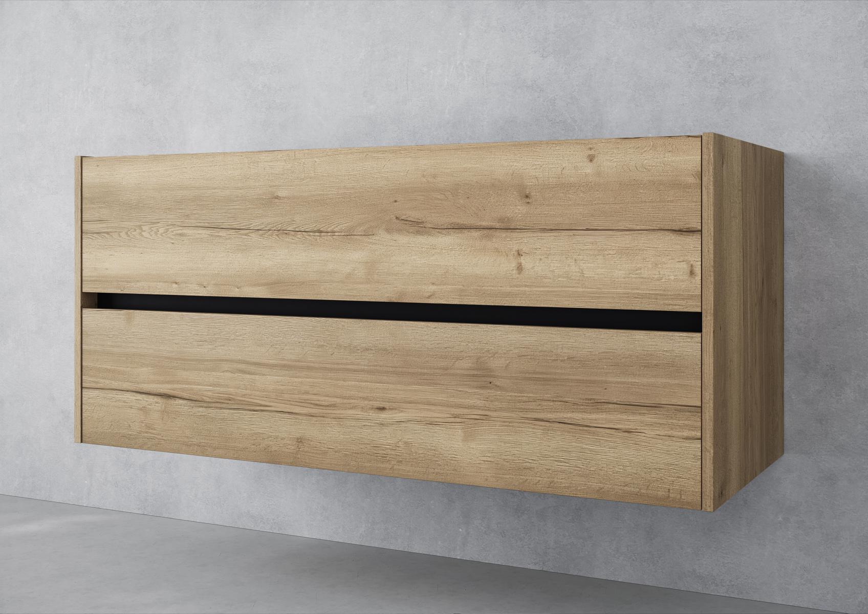 Mobile sottolavabo Intarbad Pure come accessorio per il lavabo Duravit Vero da 120 cm      
