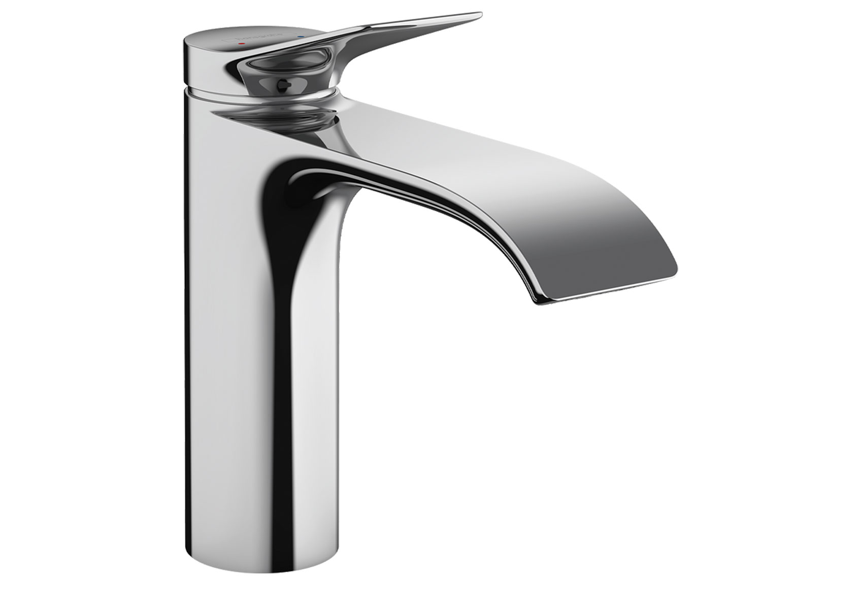 Miscelatore monocomando per lavabo hansgrohe Vivenis 110 con gruppo di scarico a tirante, cromato