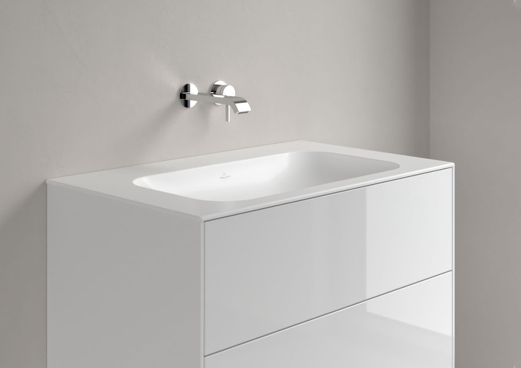 Lavabo Finion de Villeroy & Boch, 80 cm