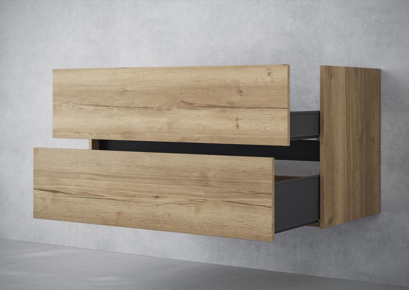 Mobile sottolavabo Intarbad Pure come accessorio per il lavabo Vigour Derby da 100 cm 