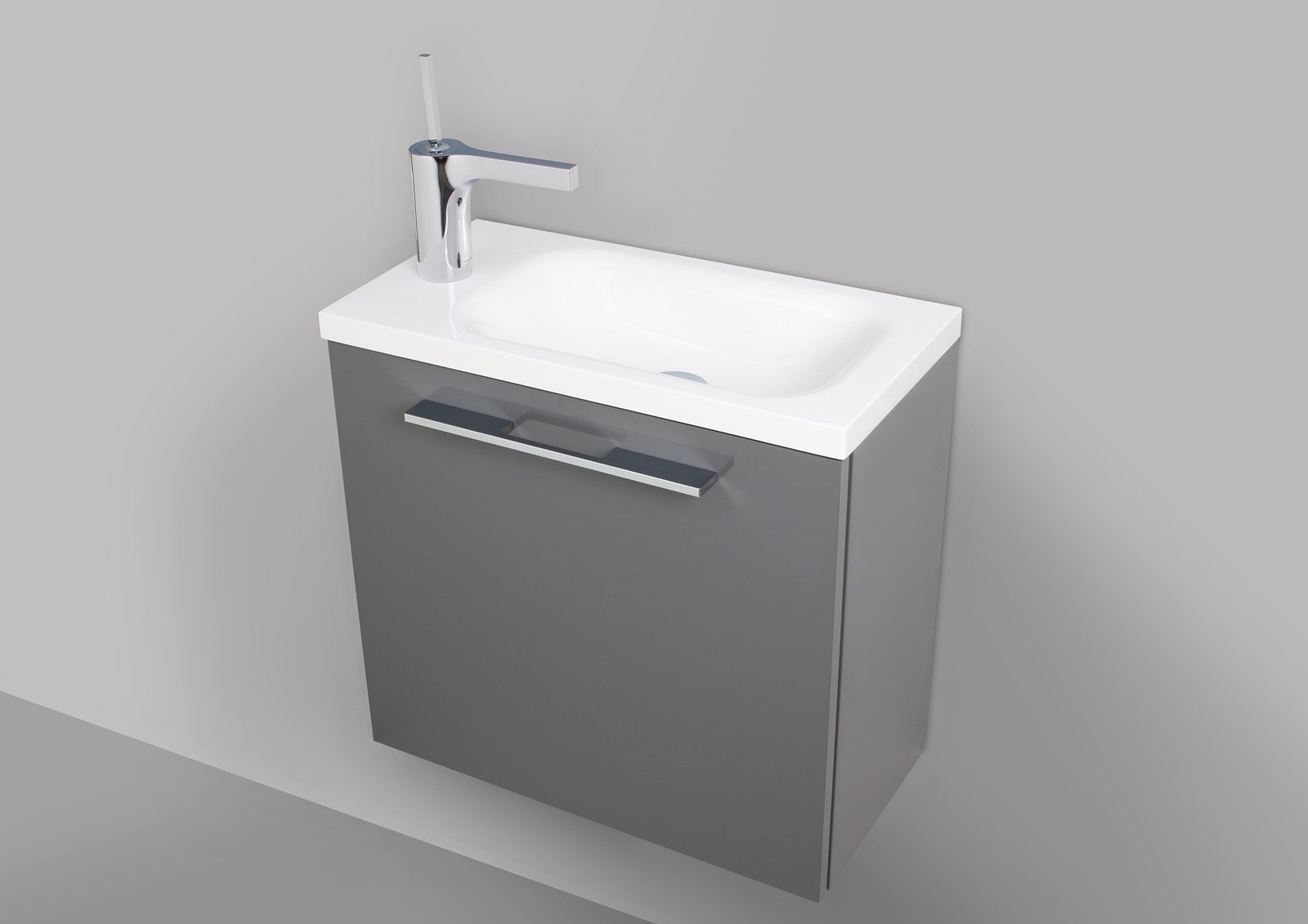 INTARBAD Rimini Gäste Badmöbel, Waschbecken 500x250mm