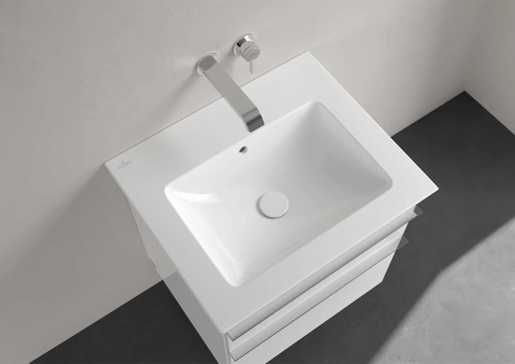 Lavabo Venticello de Villeroy & Boch, 60 cm