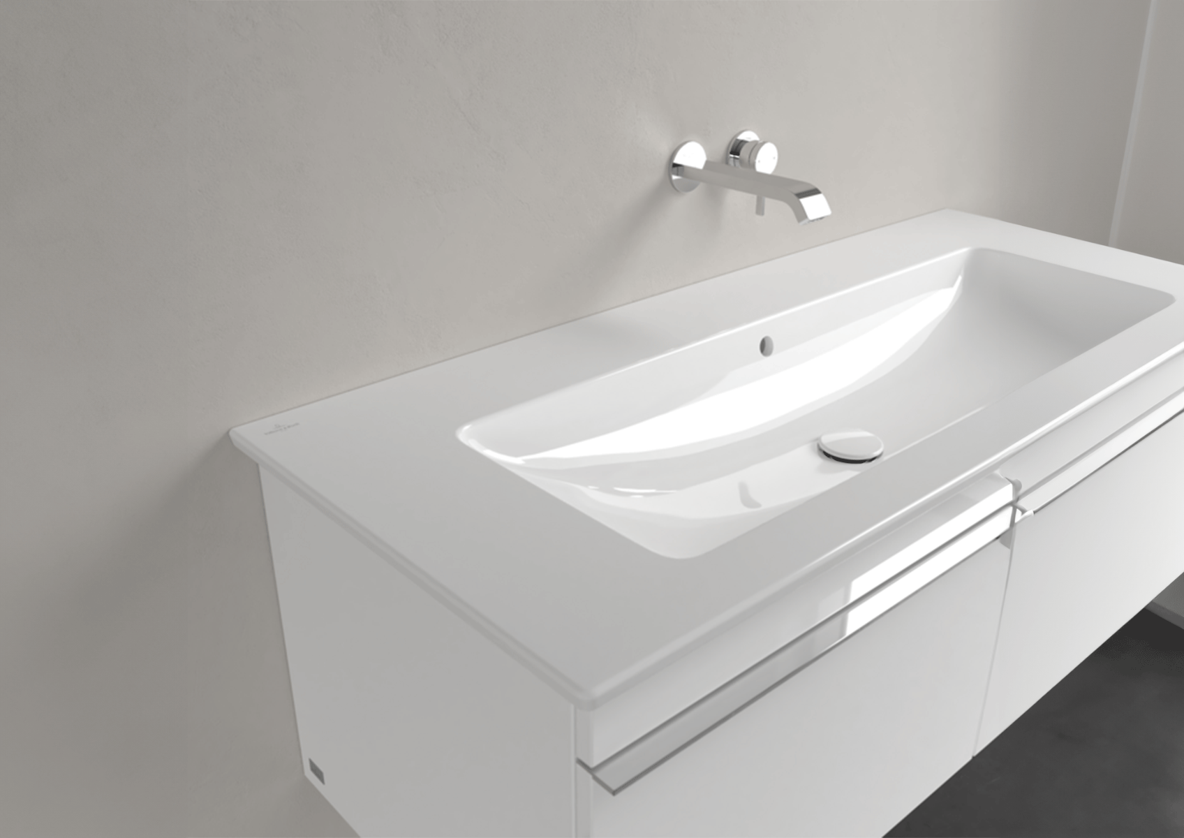 Lavabo Venticello de Villeroy & Boch, 120 cm