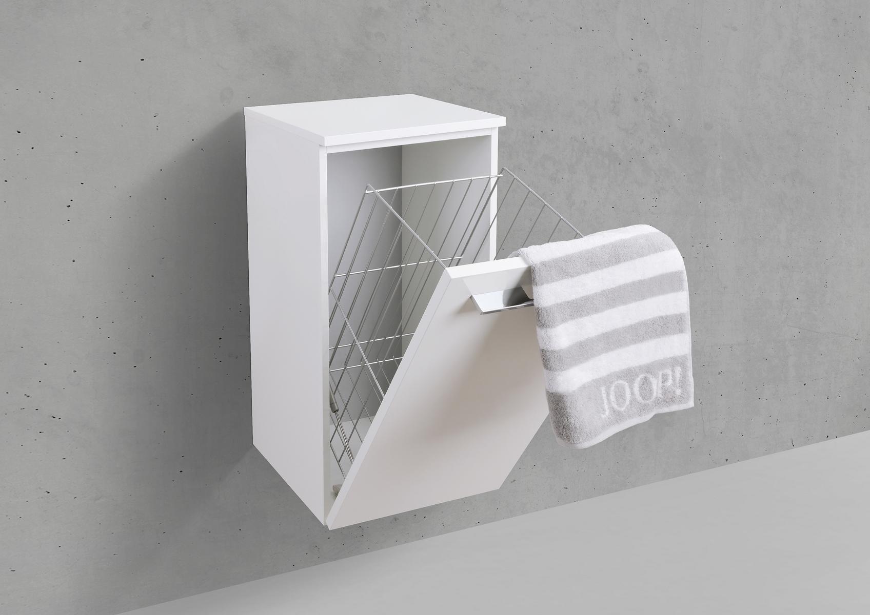 Badschrank mit Wäschekippe Hochschrank H/B/T: 70/40/32,5cm