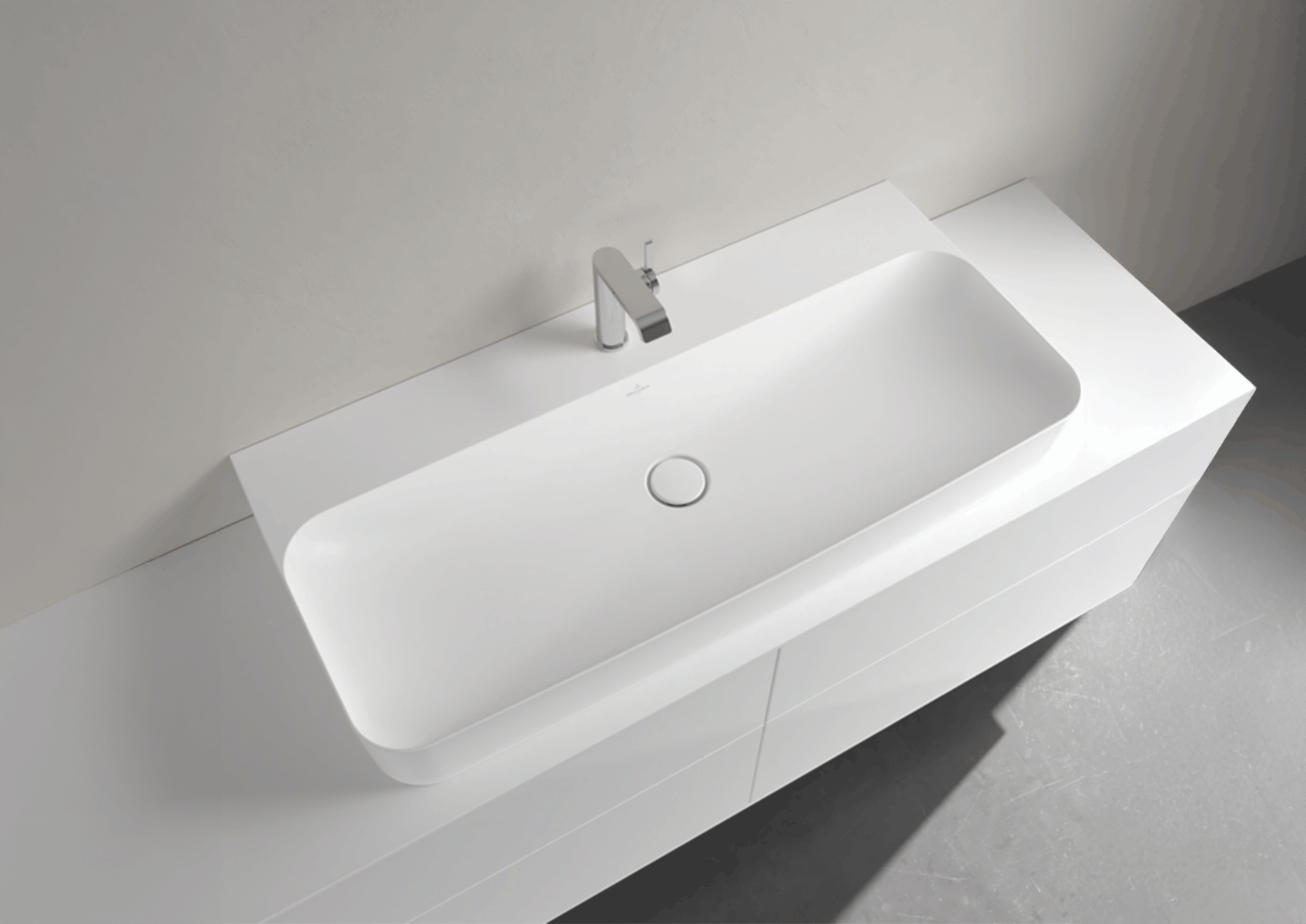 Lavabo Finion di Villeroy & Boch da 100 cm