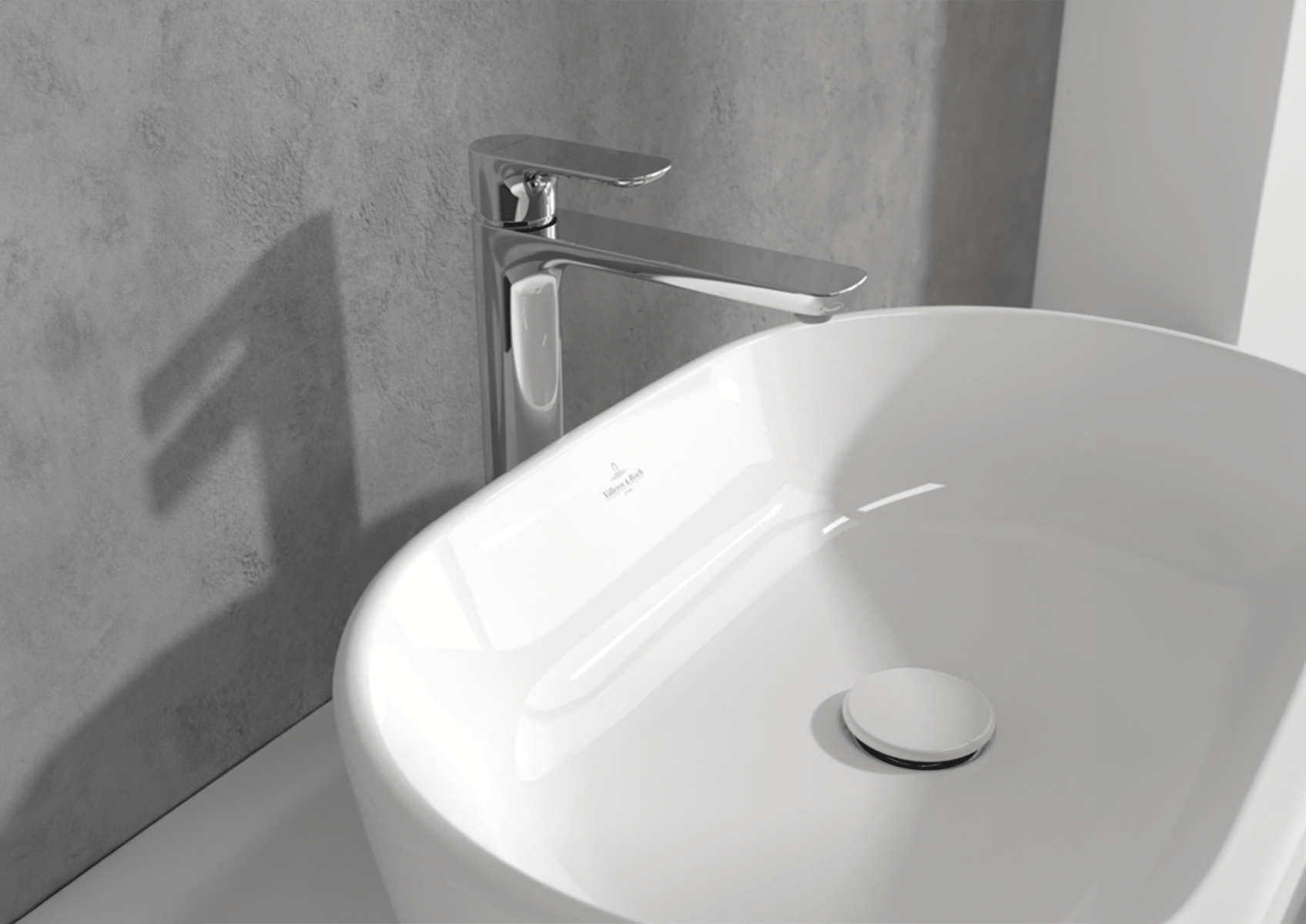 Villeroy & Boch O.novo, miscelatore monocomando per lavabo
