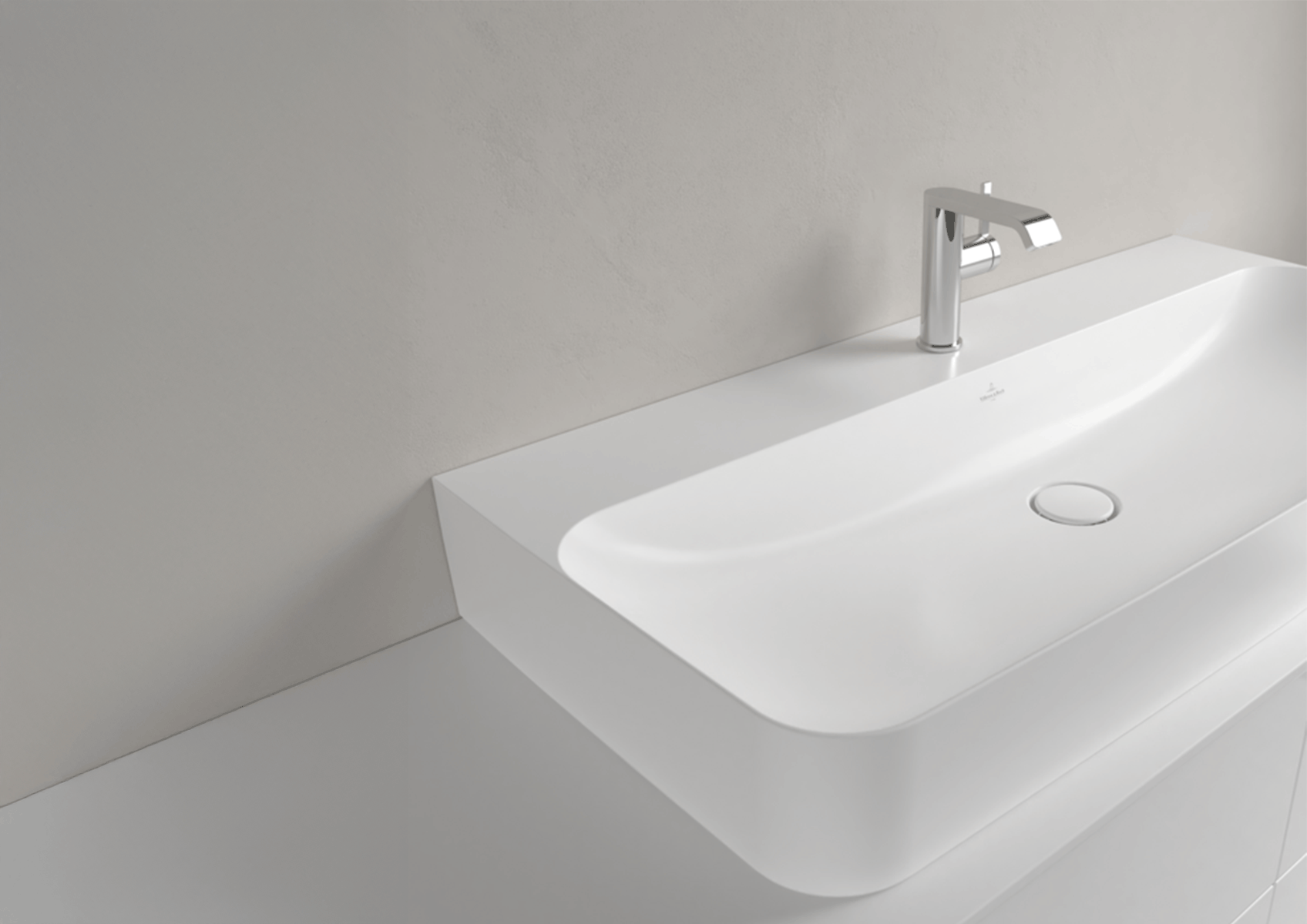 Lavabo Finion di Villeroy & Boch da 100 cm