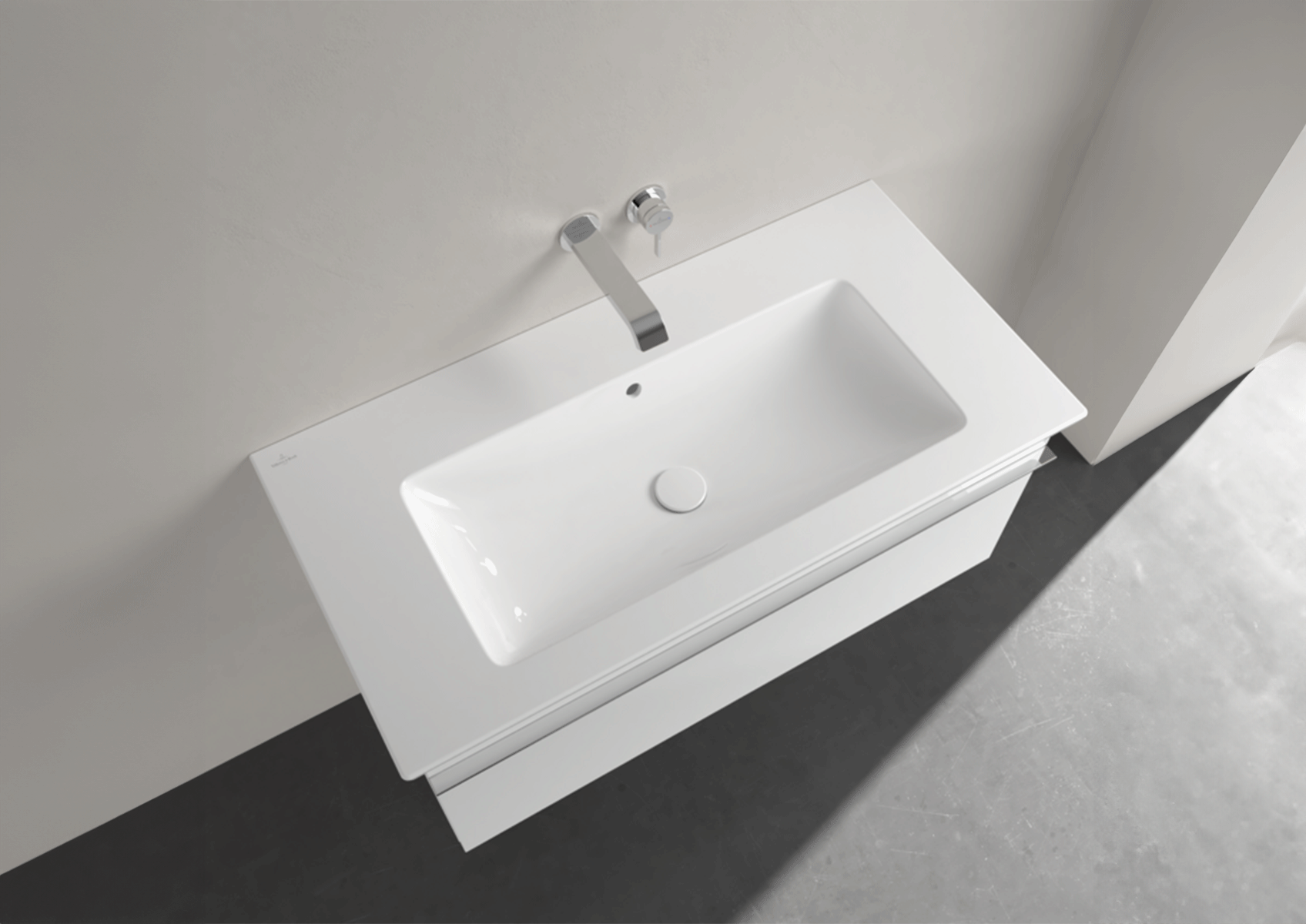 Lavabo Venticello de Villeroy & Boch, 100 cm