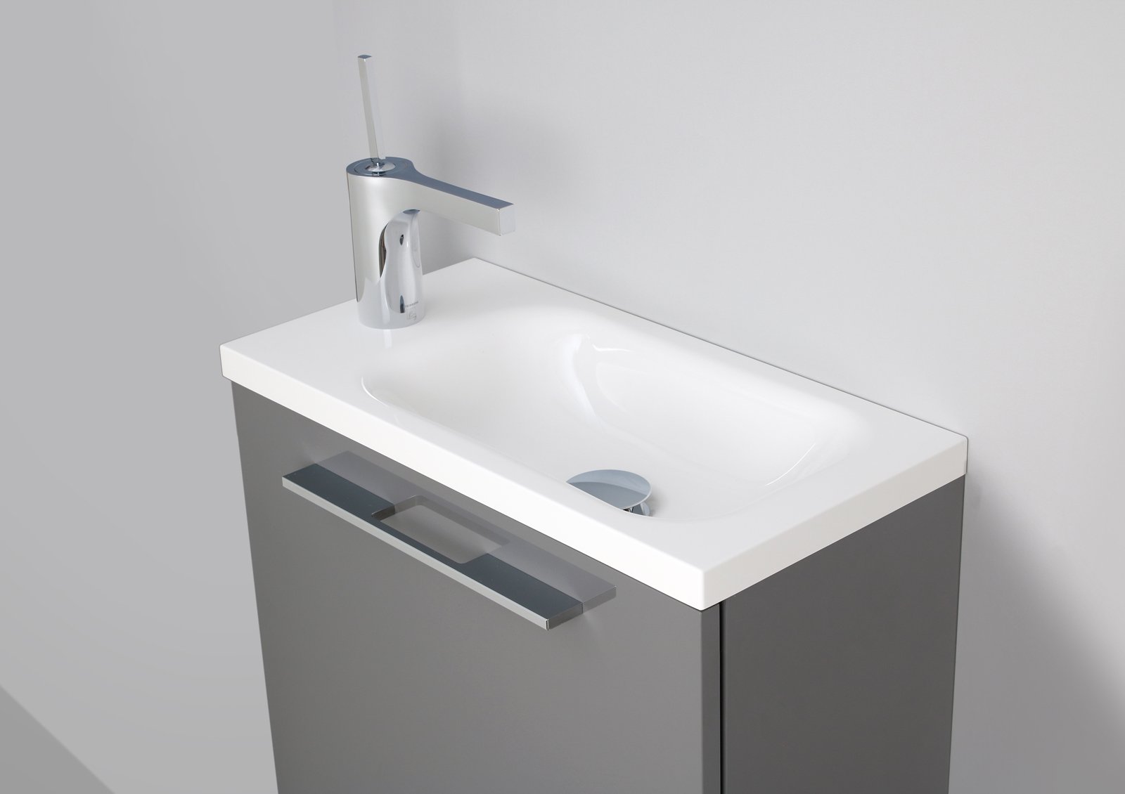 INTARBAD Rimini Gäste Badmöbel, Waschbecken 500x250mm