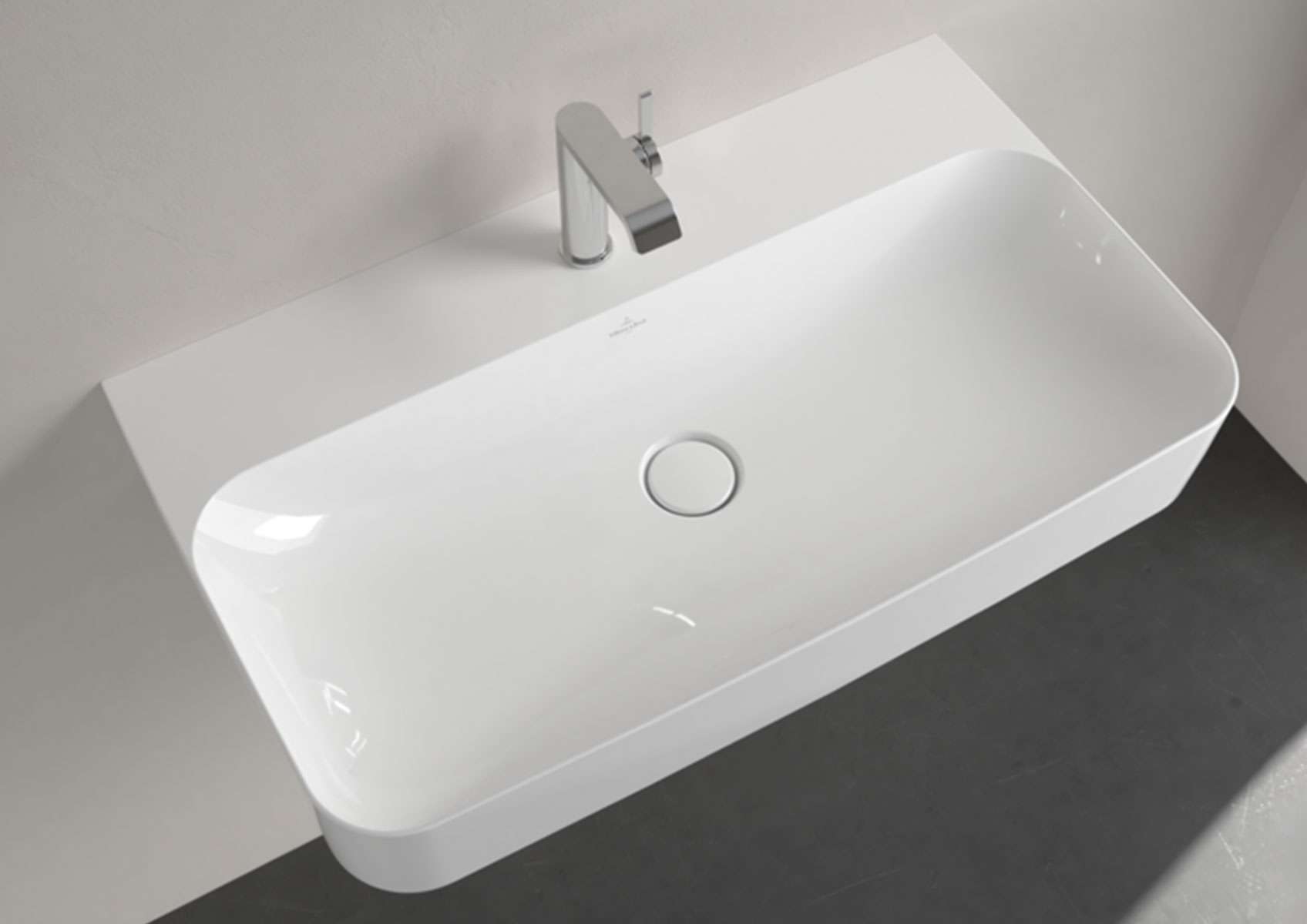 Lavabo Finion de Villeroy & Boch, 80 cm
