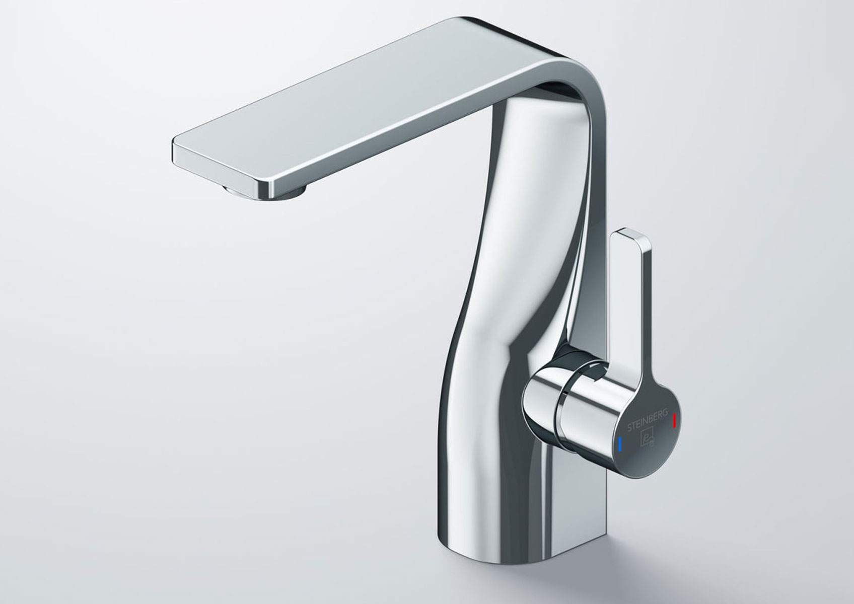 Miscelatore monocomando per lavabo Steinberg Serie 230, cromato, senza set di scarico