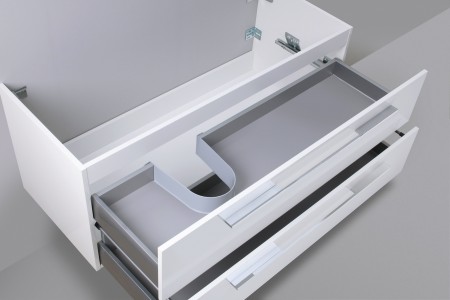 Waschtisch Unterschrank zu Villeroy & Boch Venticello 100 cm Waschbeckenunterschrank Becken links