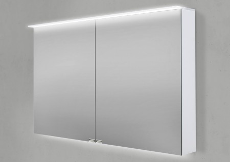 Spiegelschrank 100 cm LED Acryl Lichtplatte doppelseitig verspiegelt