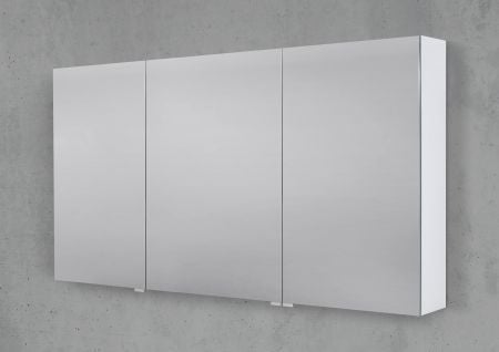 Spiegelschrank 130 cm 3 Türig ohne Beleuchtung