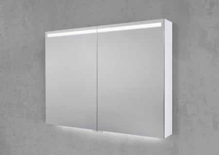 Spiegelschrank 90 cm integrierte MULTILIGHT-LED Lichtleiste