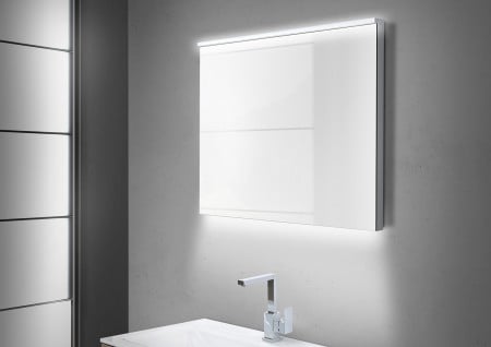 Design Spiegel Led 90x70cm Lichtspiegel mit Sensorschalter und Memory-Funktion