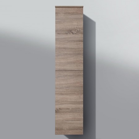 Seitenschrank, Hochschrank Bad Grifflos, H/B/T: 161,6/35/32,5cm, komplett vormontiert