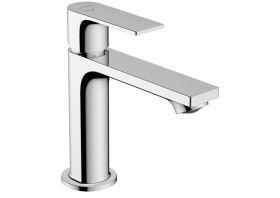 Mezclador monomando para lavabo hansgrohe Rebris E 110 CoolStart con juego de desagüe de varillas metálicas, cromado