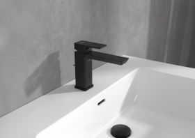 Grifería de lavabo Villeroy & Boch Subway 3.0 con juego de desagüe de varilla