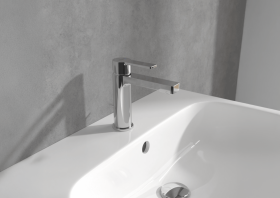 Grifo para lavabo Villeroy & Boch Architectura con juego de desagüe de varilla