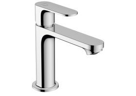 Mezclador monomando para lavabo hansgrohe Rebris S 110 CoolStart con juego de desagüe de varillas metálicas, cromado