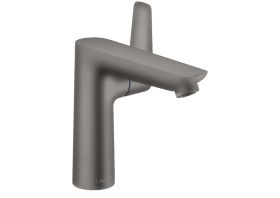 Mezclador monomando para lavabo hansgrohe Talis E 150 con juego de desagüe de varilla, acabado «Brushed Black Chrome»